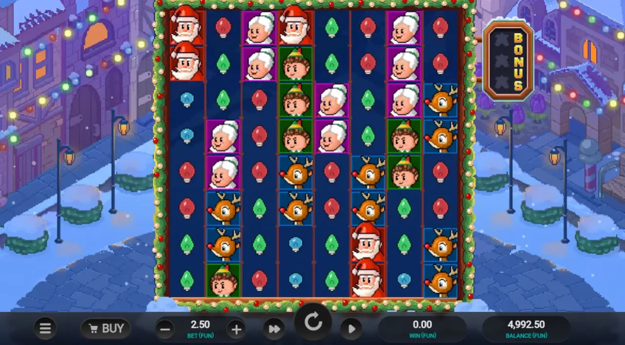 christmas slots santa's stack